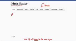 Desktop Screenshot of ninjablaster.com
